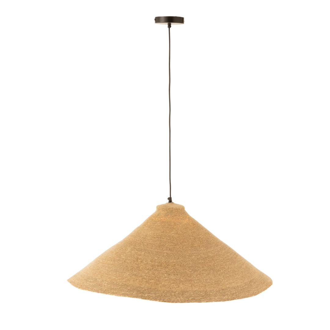 Hanglamp kegel zeegras naturel