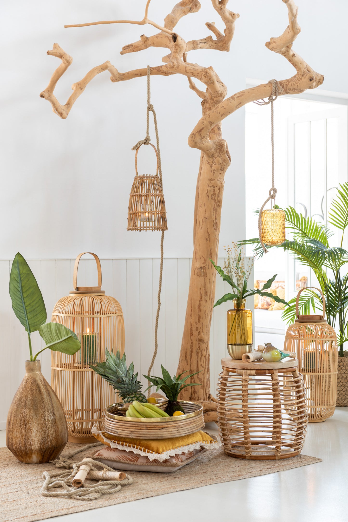 Bijzettafel Ana Rotan Natuurlijk