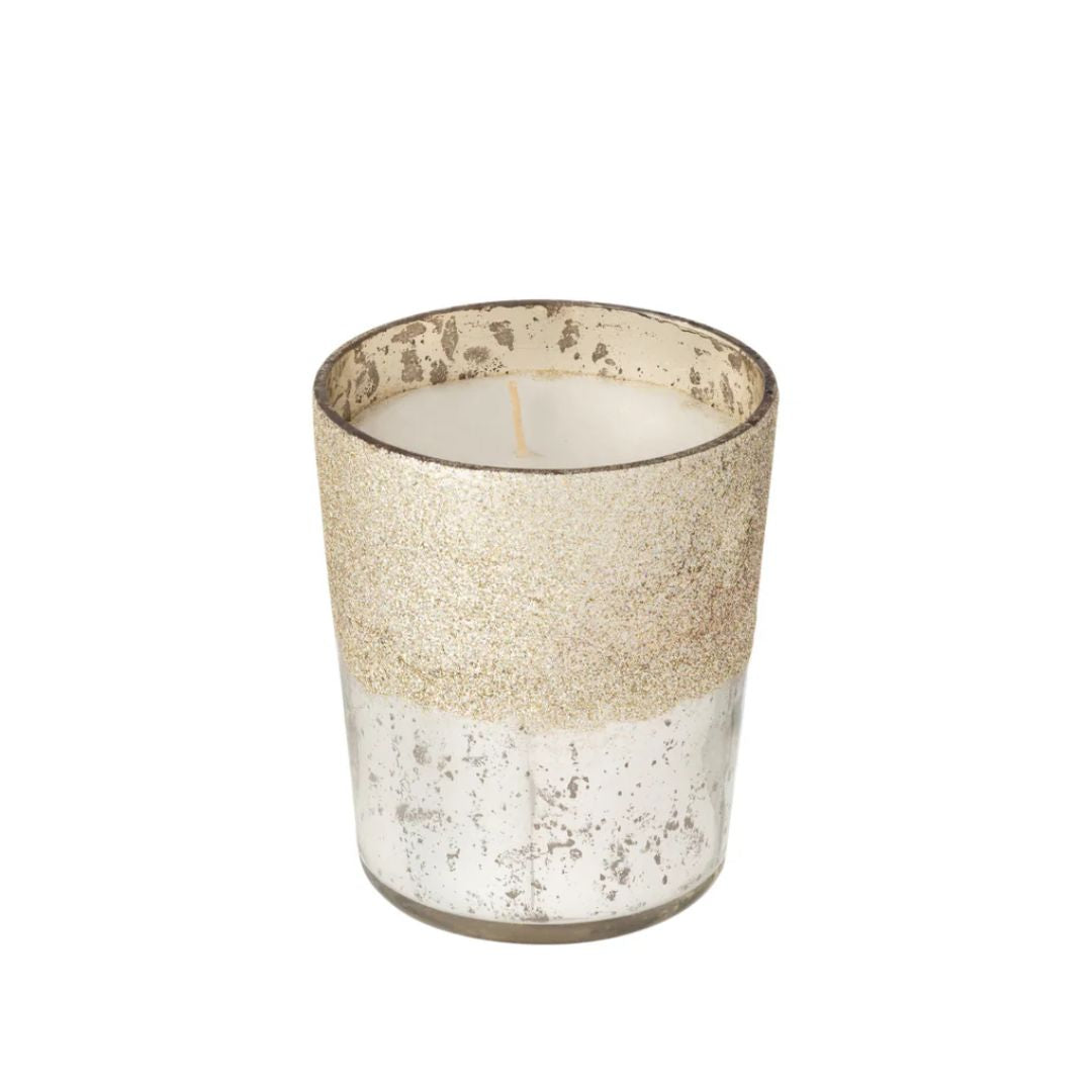 Geurkaars Deluxe Glas Zilver Klein