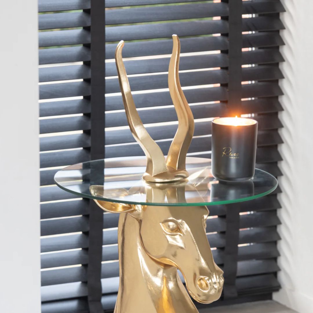 Geurkaars Reves Zwart Groot-65 uur