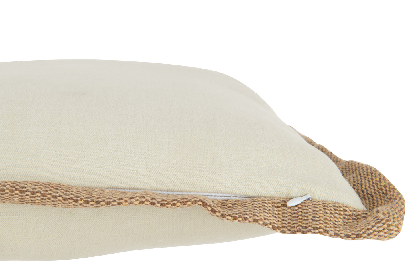 Kussenrand Geweven Vierkant Polyester Beige