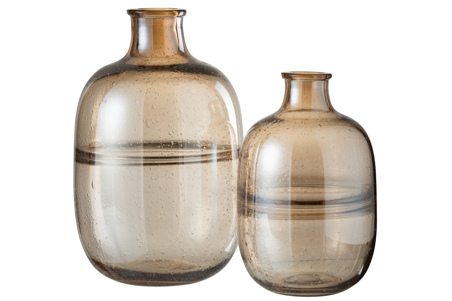 Vaas Ronde Richel Glas Amber Groot