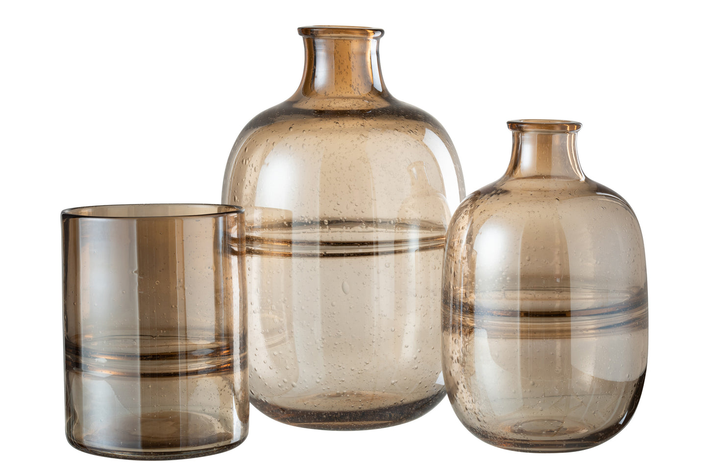 Vaas Ronde Richel Glas Amber Groot