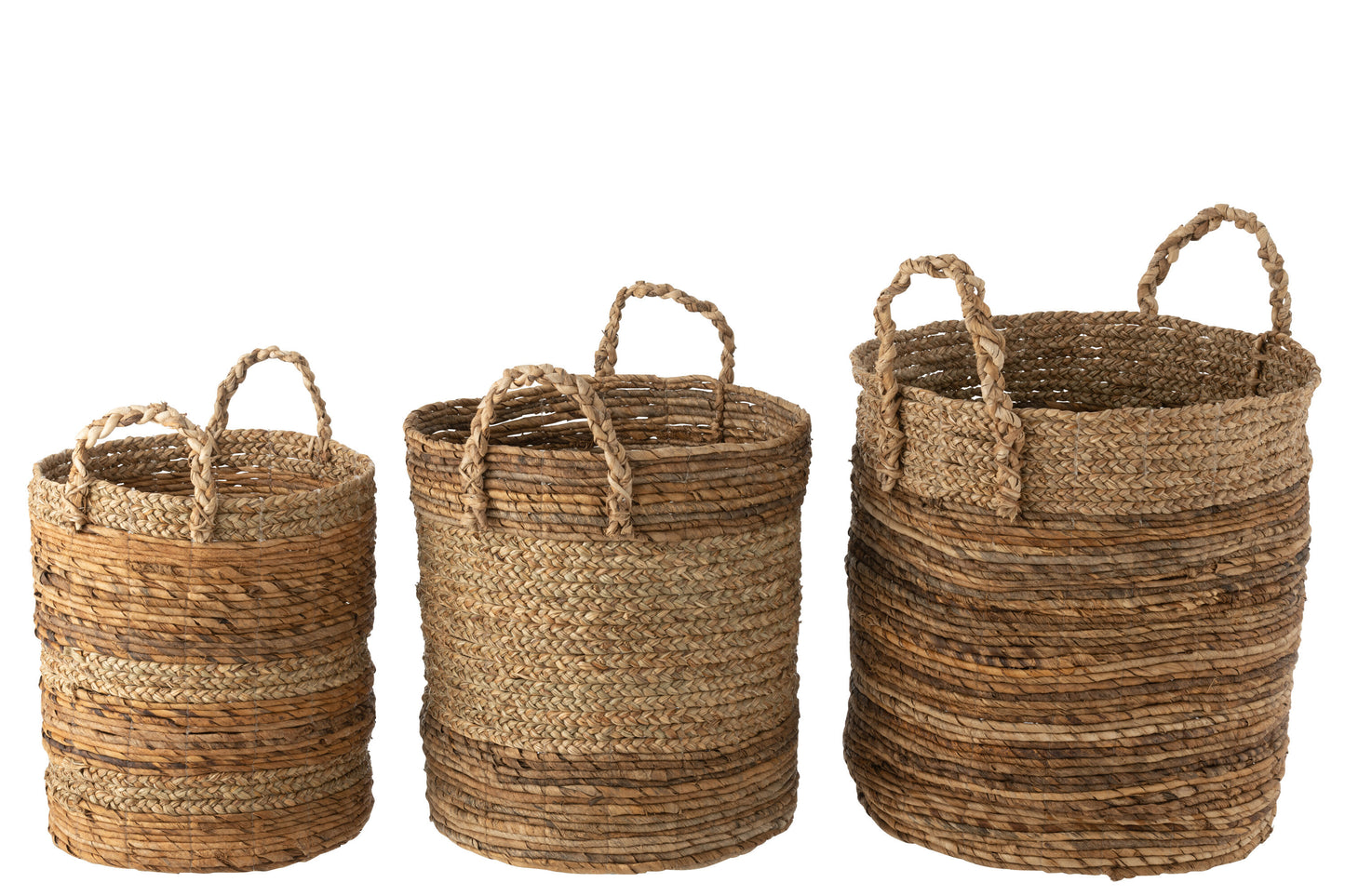 Set van 3 manden Lucie Raffia Natuurlijk