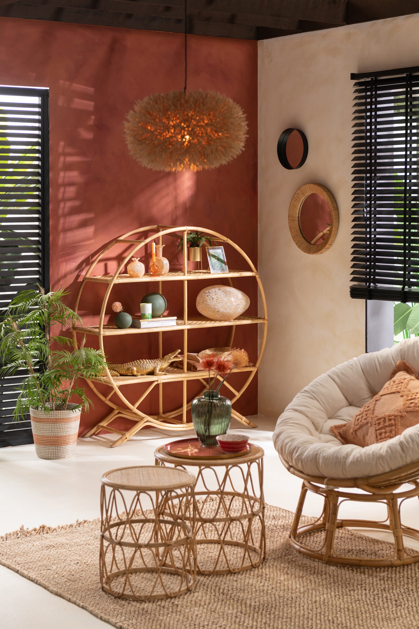 Tapijt Havana Polyester Naturel/Wit Klein