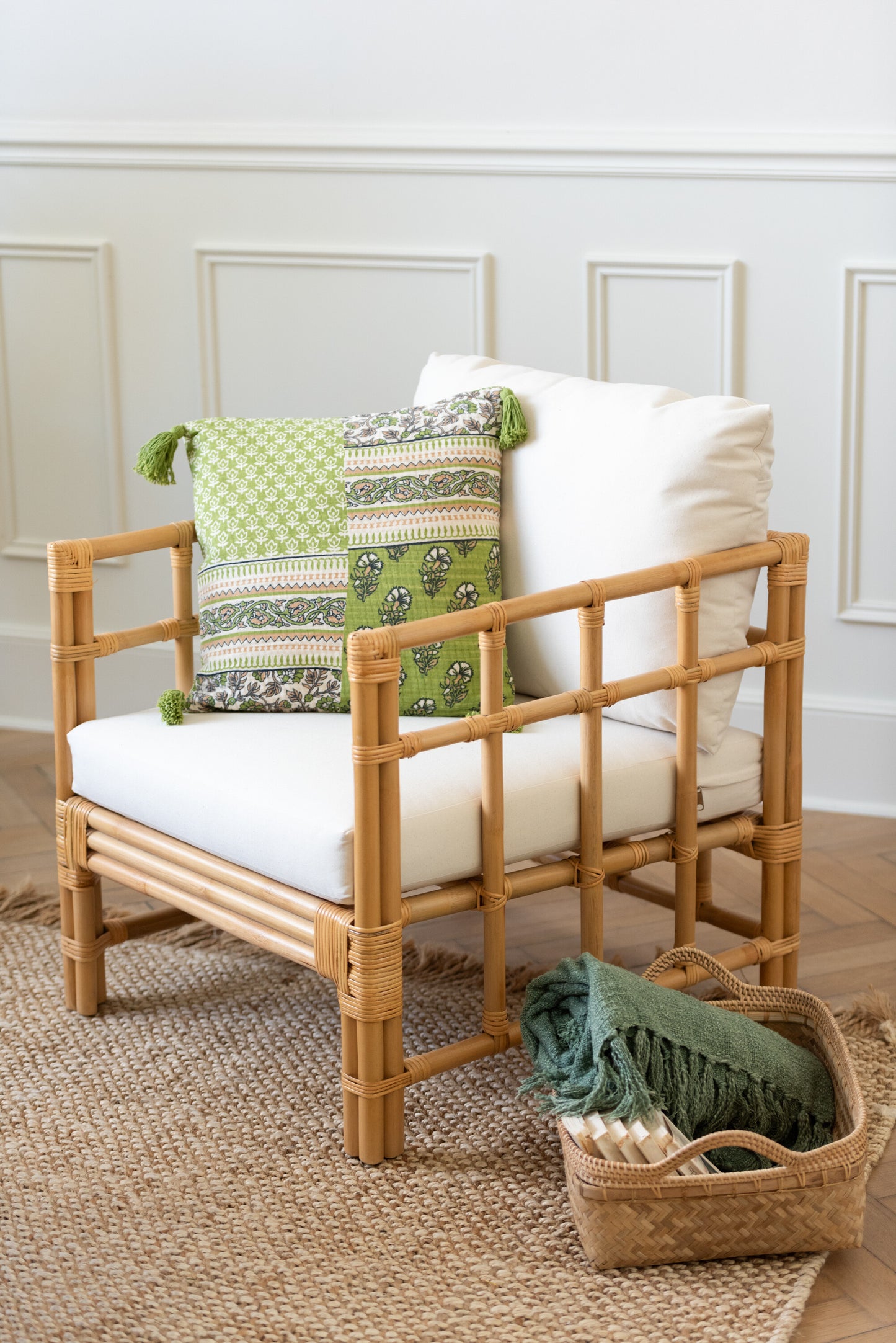 Tapijt Havana Polyester Naturel/Wit Klein