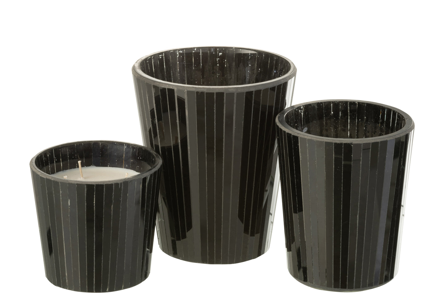 Geurende Kaars Noa Spicy Twilight Zwart Groot-60H