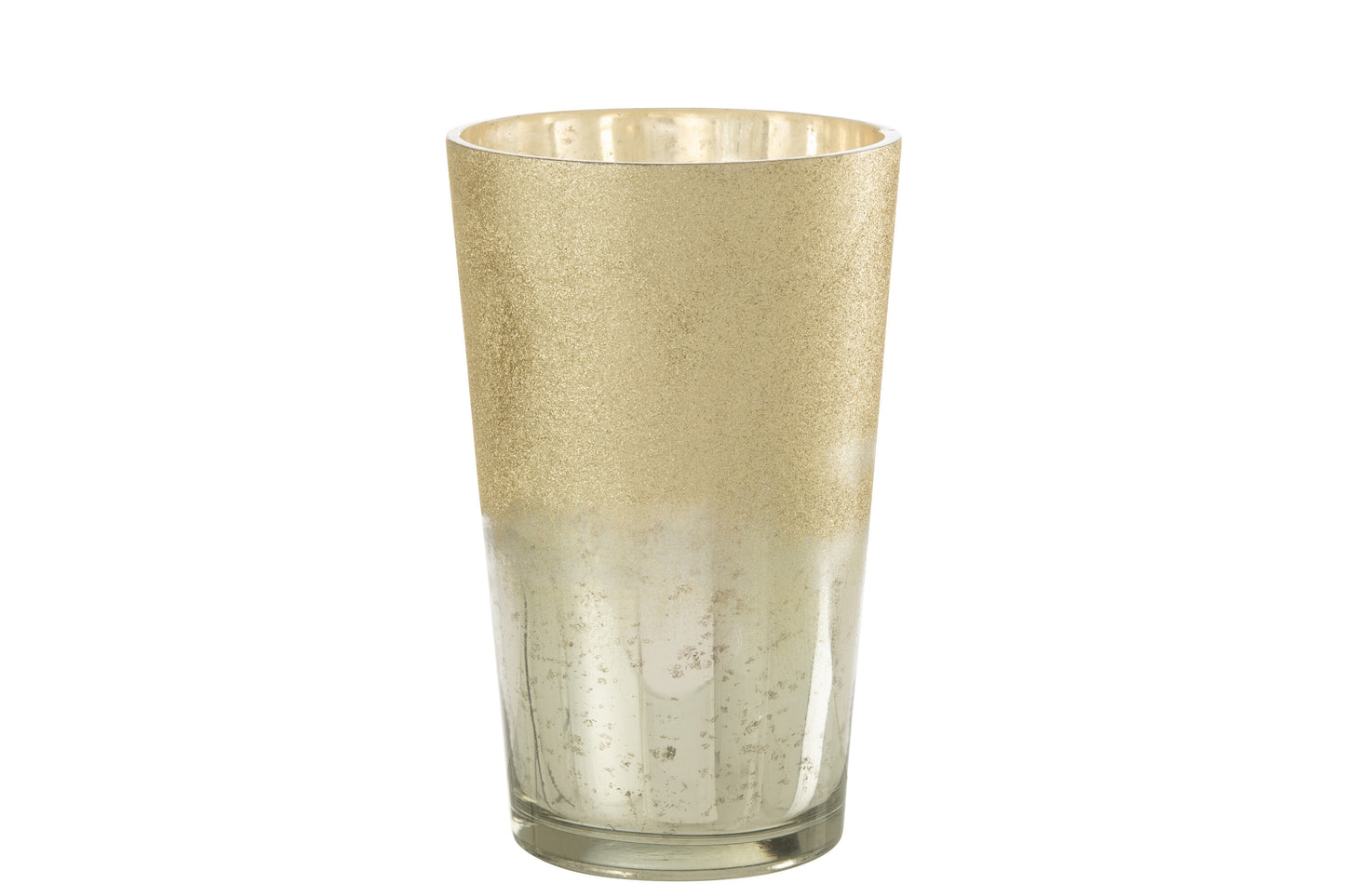 Geurkaars Deluxe Glas Zilver Extra Groot-160H