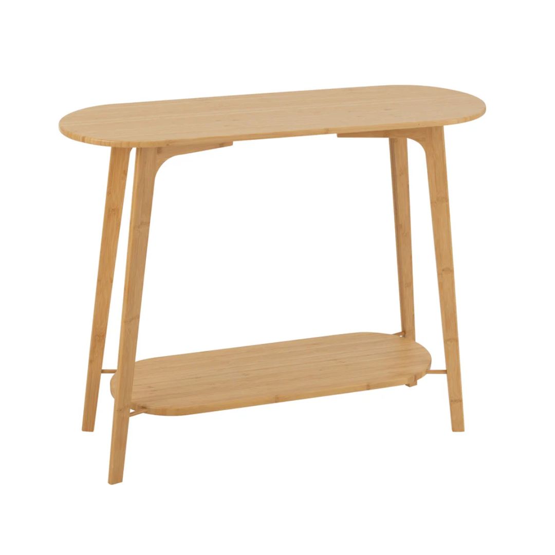 Console ovaal Bamboe Natuurlijk
