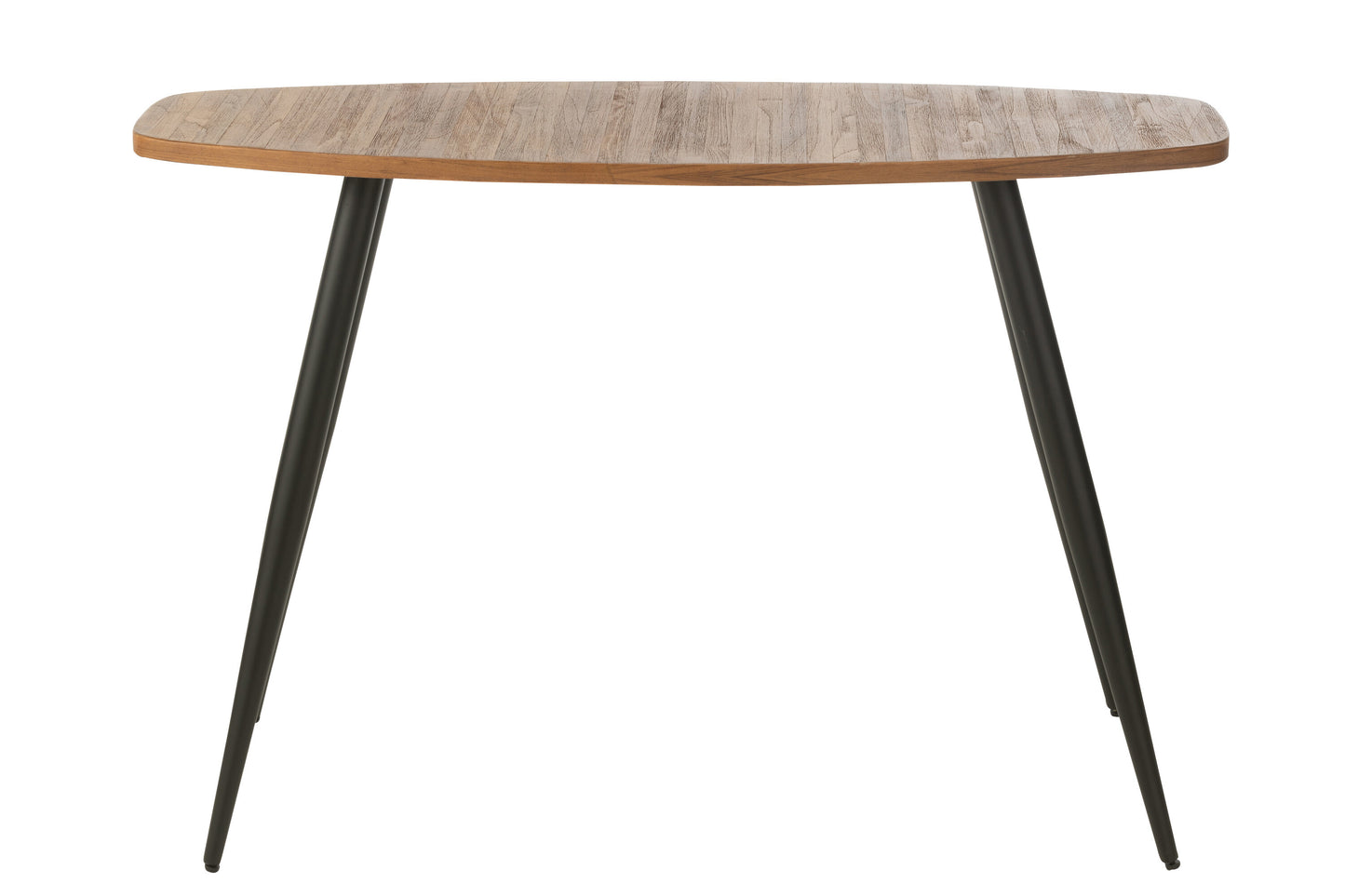 Consoletafel Ovaal Gerecycleerd Teak Naturel