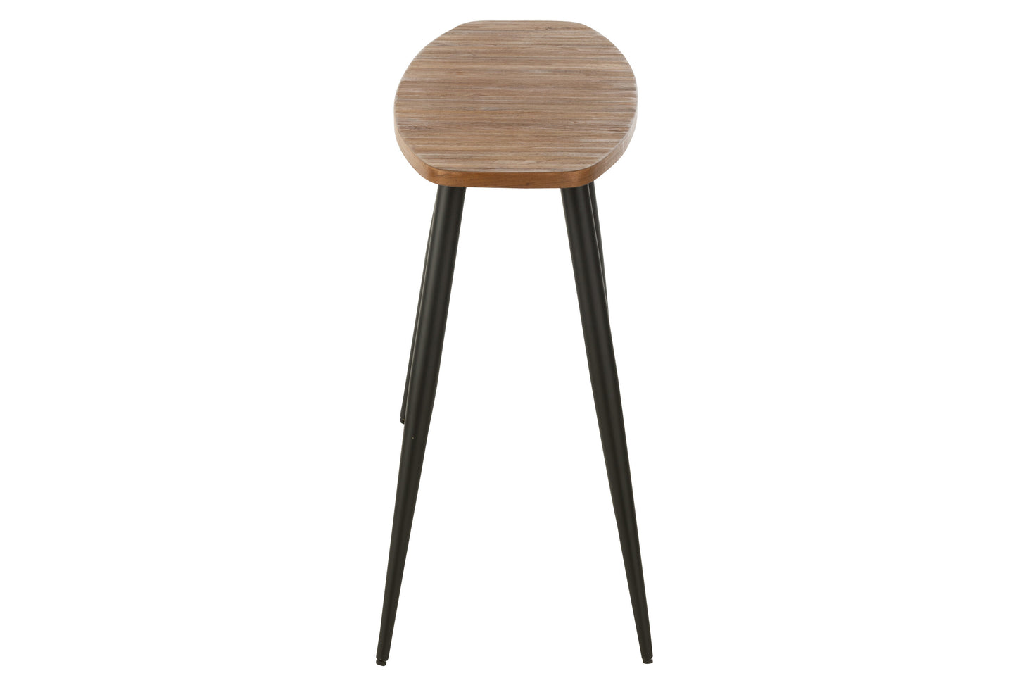 Consoletafel Ovaal Gerecycleerd Teak Naturel