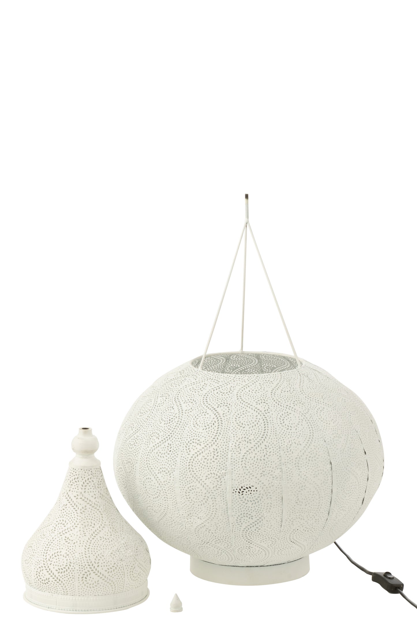 Lamp Aladin Metaal Wit Klein