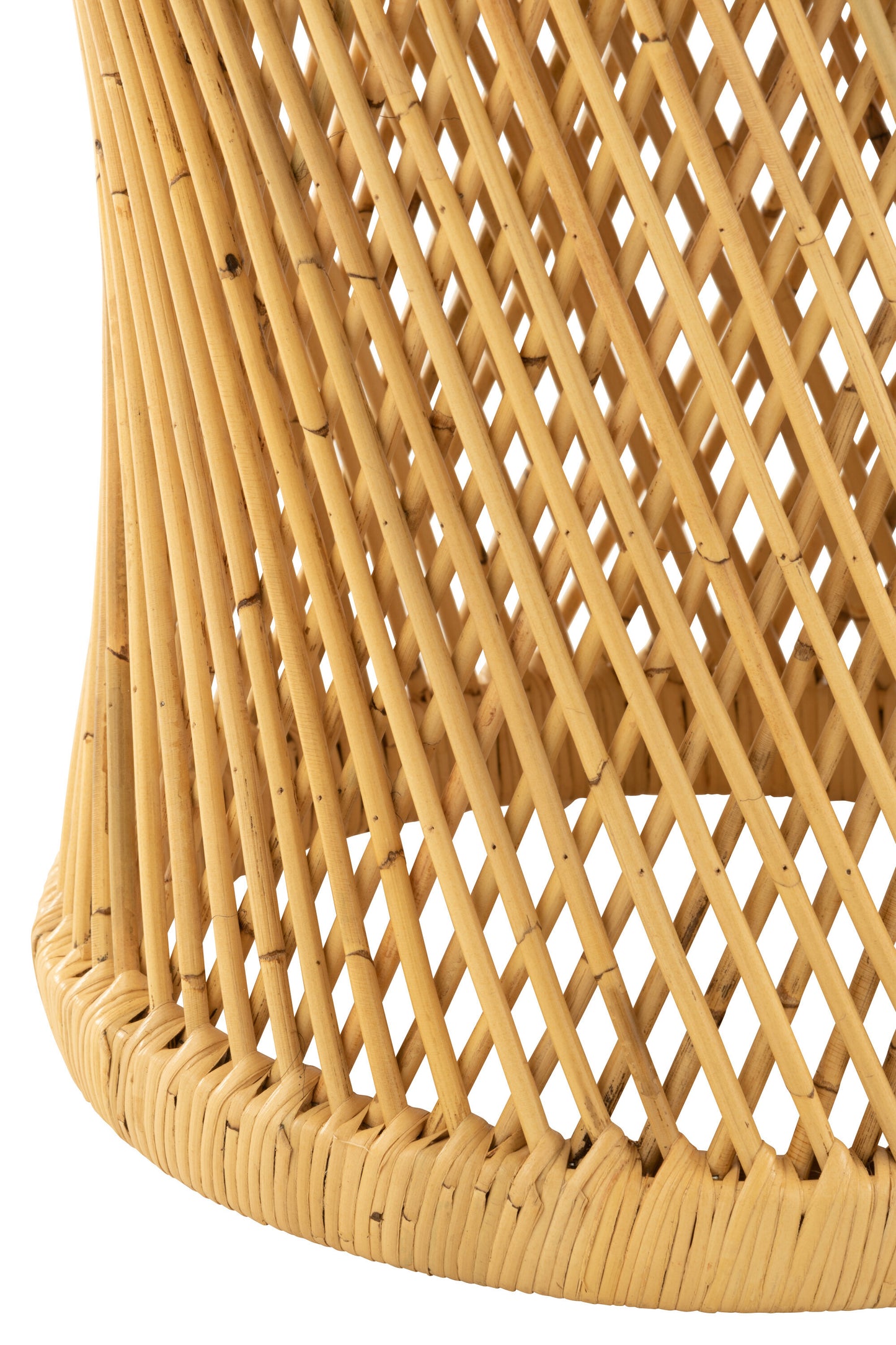 Bijzettafel Cilindrisch Rotan Natuurlijk