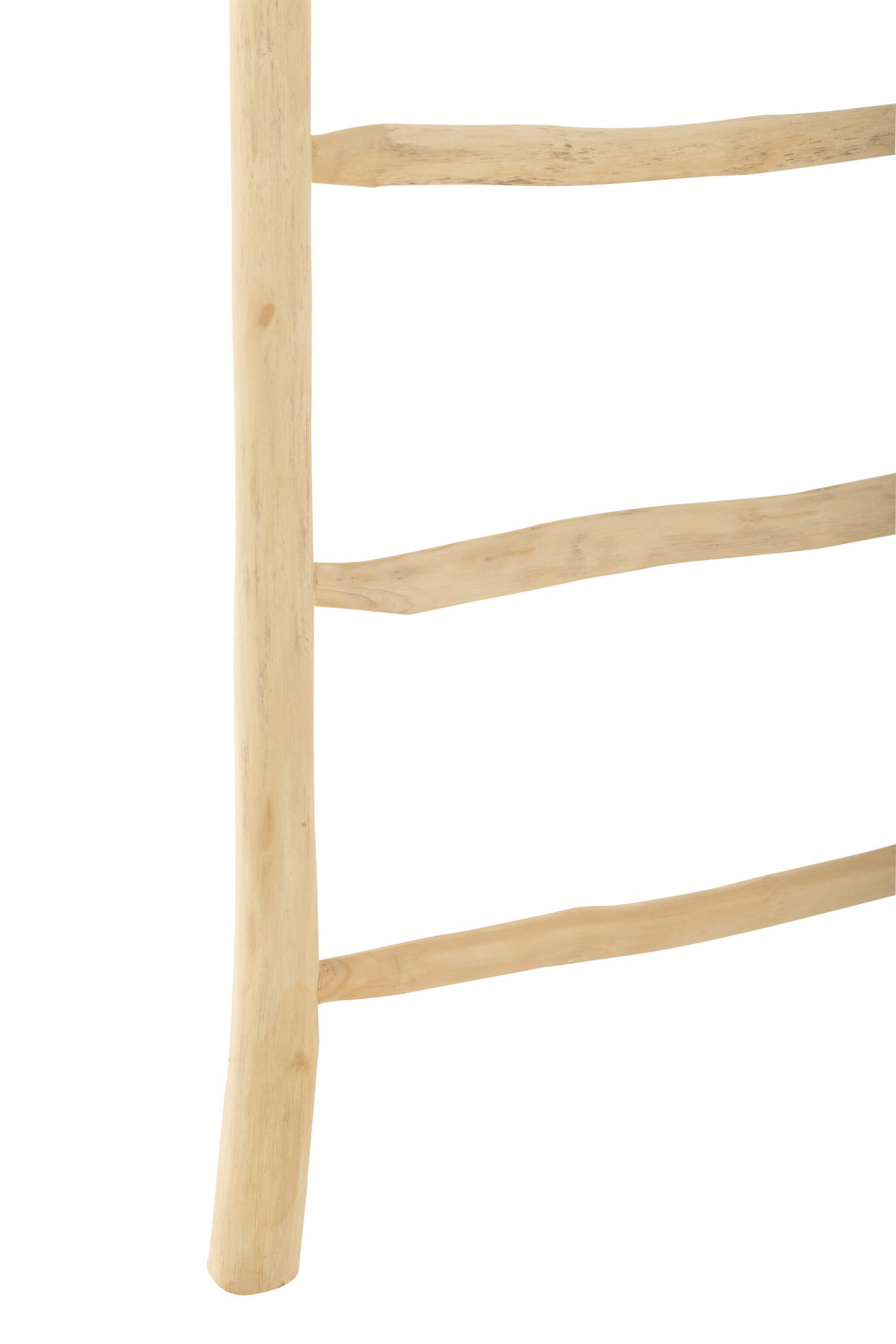 Ladder 6 Treden Teakhout Natuurlijk