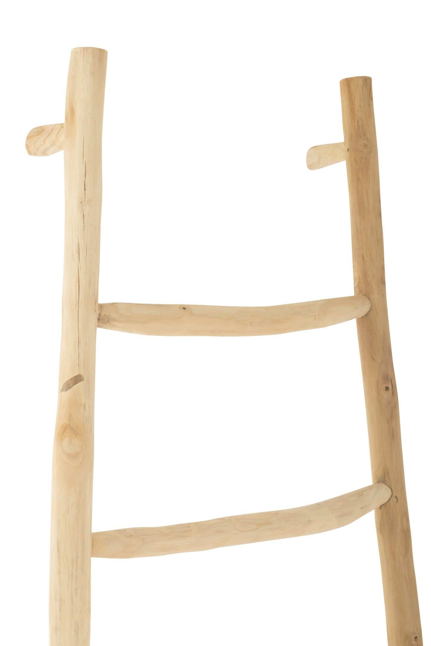 Ladder 6 Treden Teakhout Natuurlijk