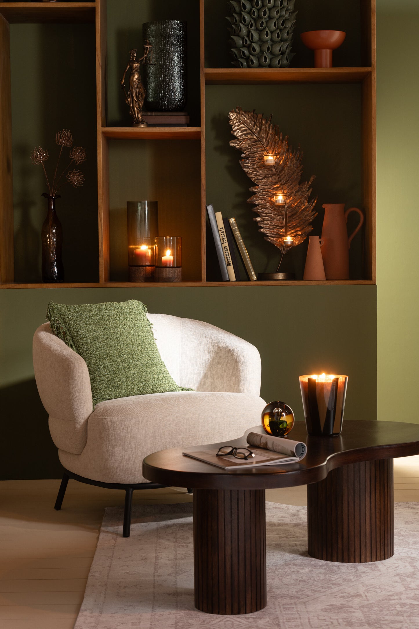 Salontafel Infinity Mangohout Bruin Klein