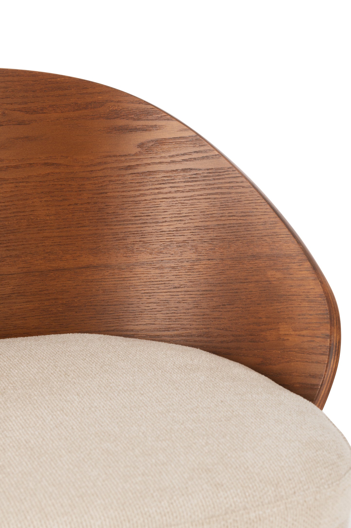Barkruk Alone Triplex/Metaal Bruin/Beige