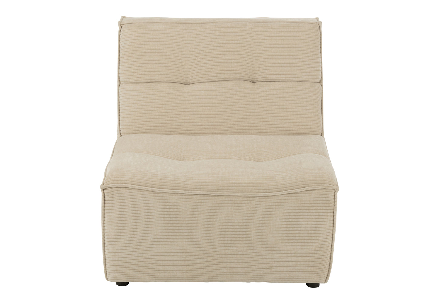 Zetel populierenhout/schuim beige