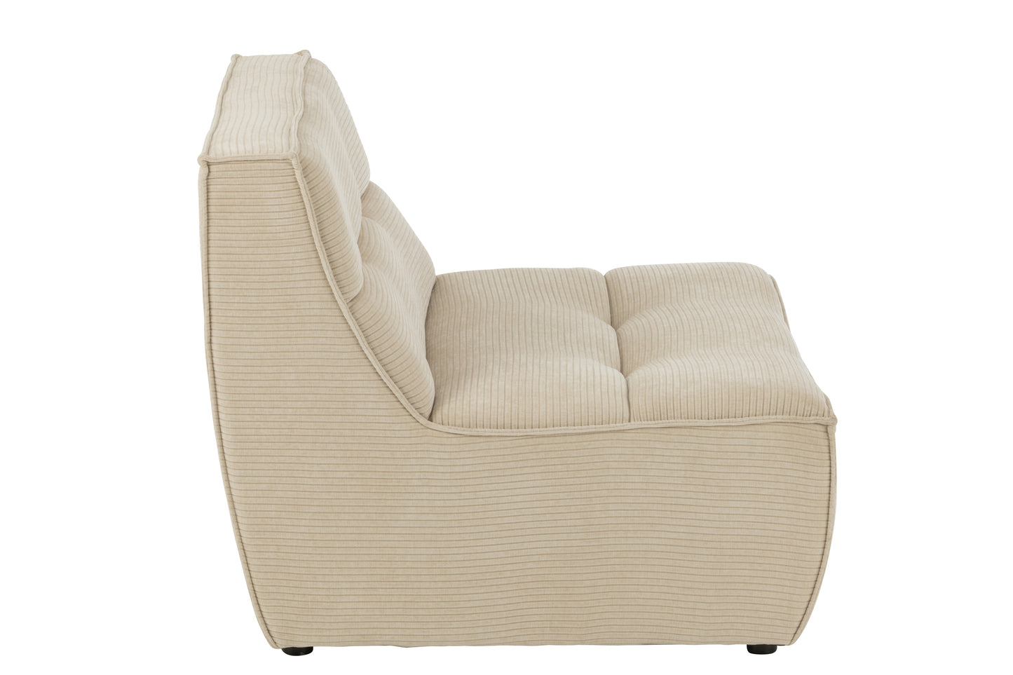 Zetel populierenhout/schuim beige