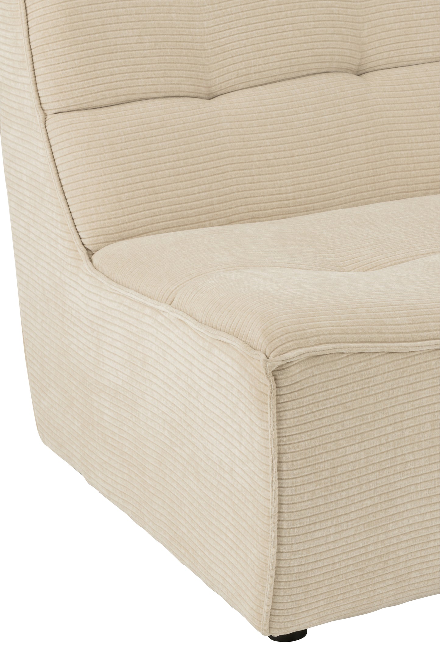 Zetel populierenhout/schuim beige