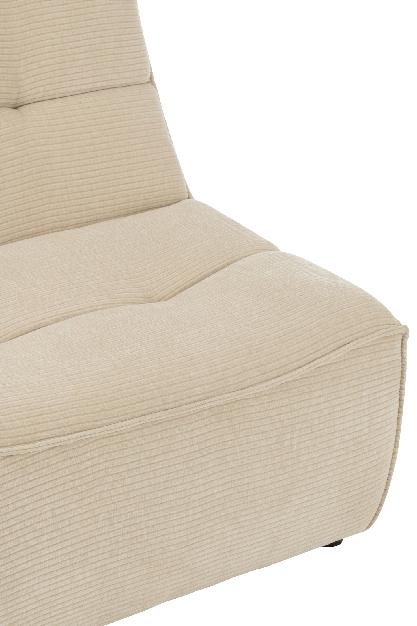 Zetel populierenhout/schuim beige