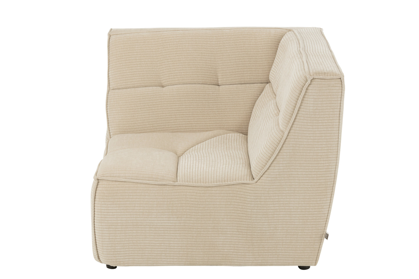 Zetel populierenhout/schuim beige