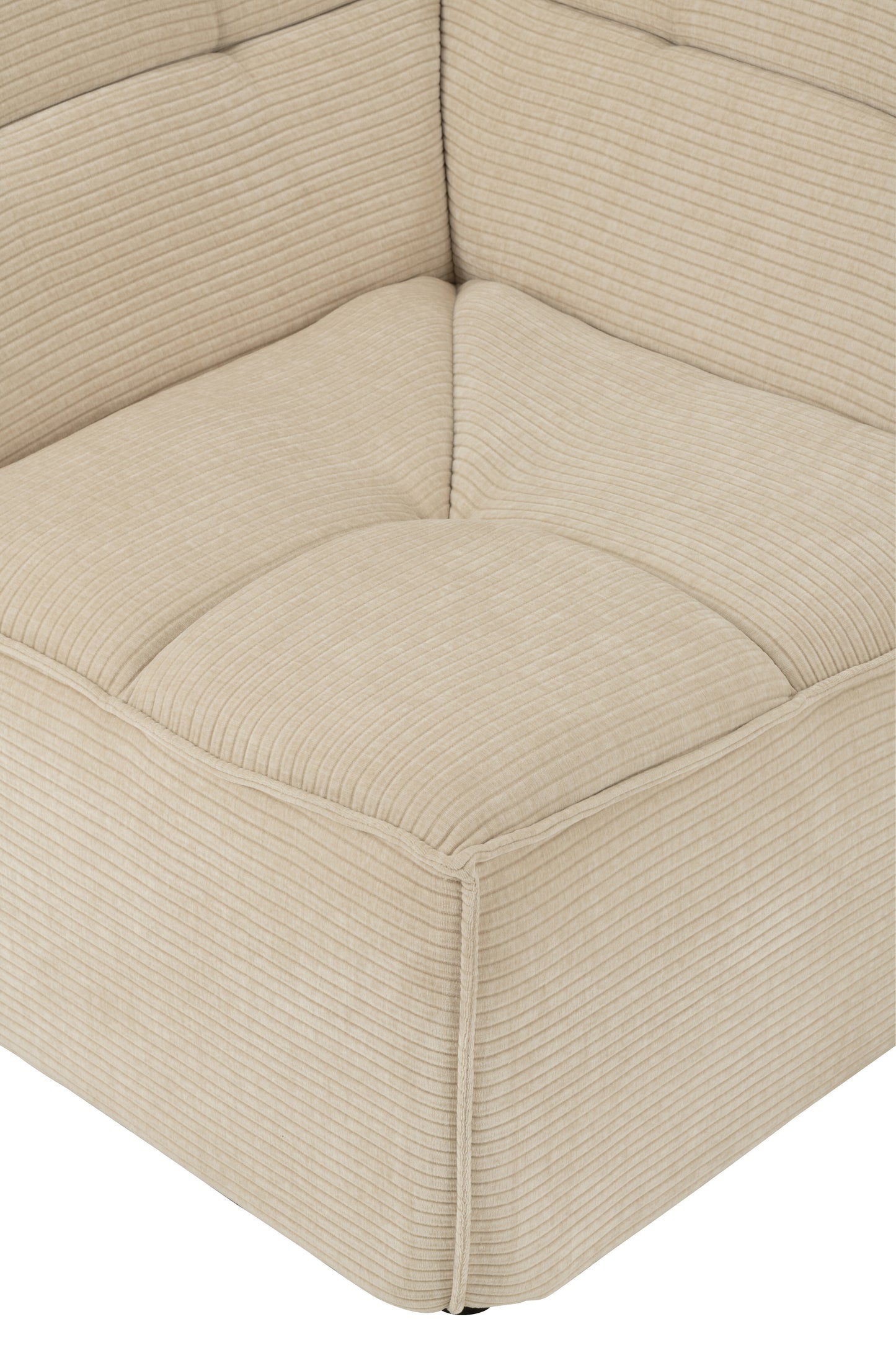 Zetel populierenhout/schuim beige