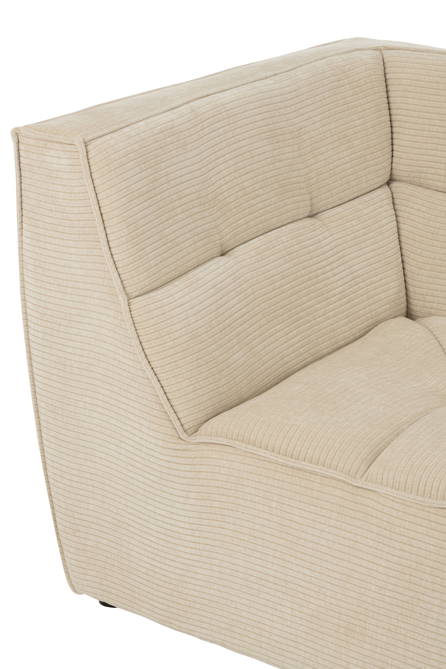 Zetel populierenhout/schuim beige