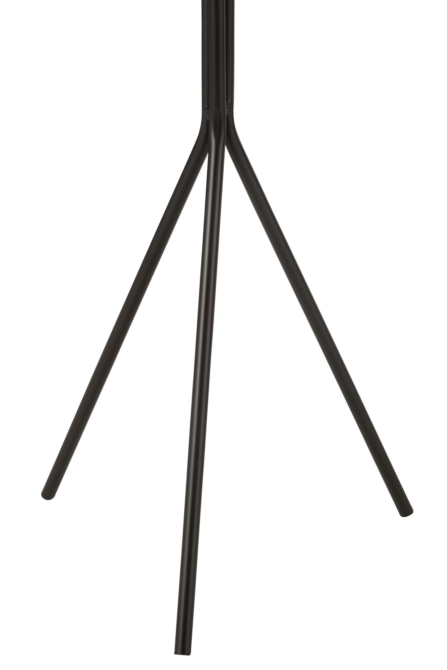 Salontafel rond metaal zwart