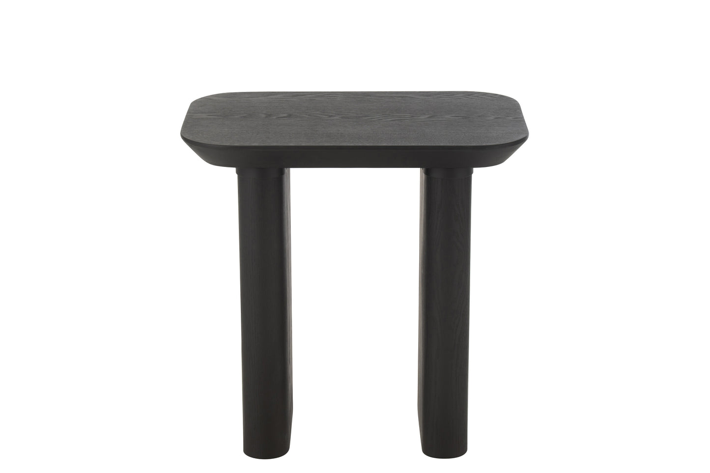 Bijzettafel Dun Fineer/Sparrenhout Zwart