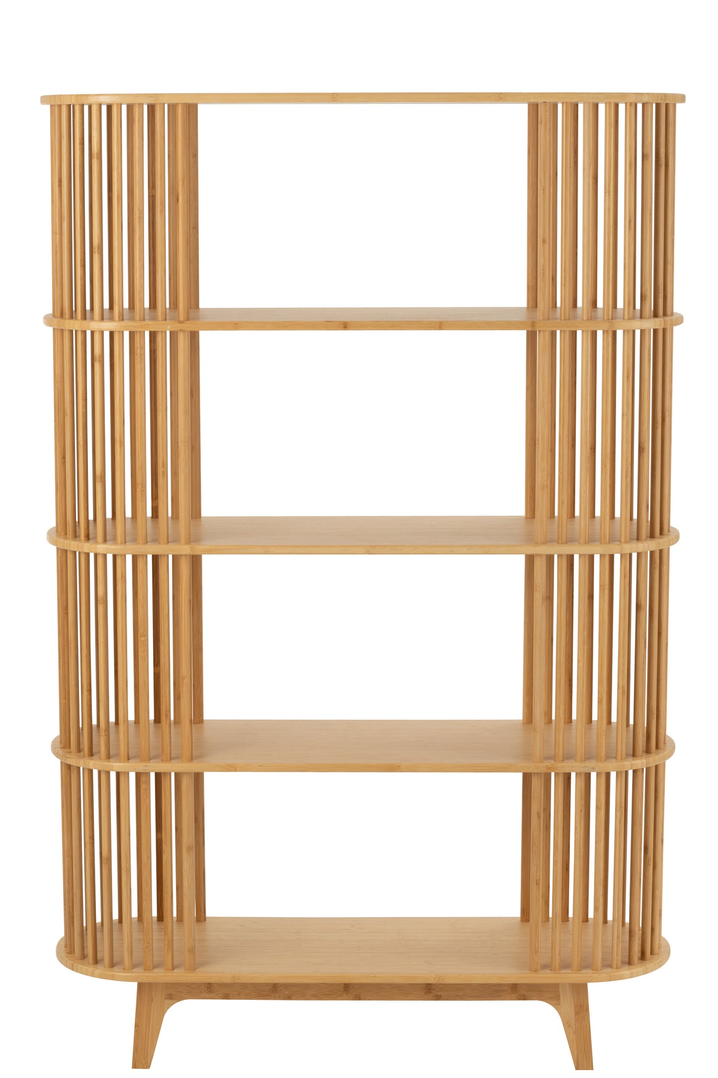 Kast van natuurlijk bamboe.