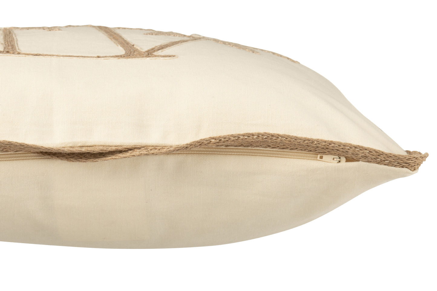 Kussen Vierkant Palm Bomen Katoen Crème/Beige