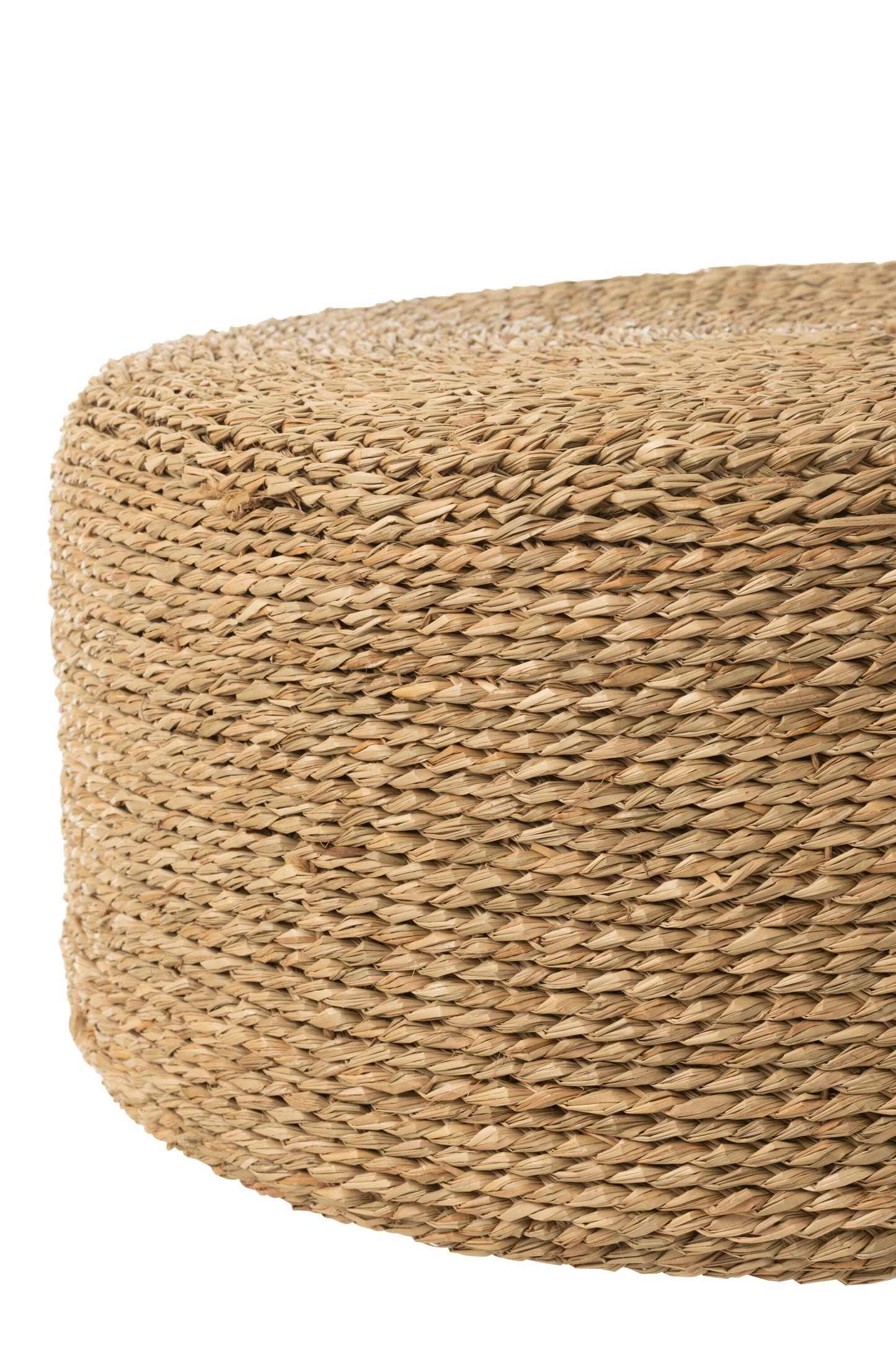 Pouf Ronde Zeegras Natuurlijk