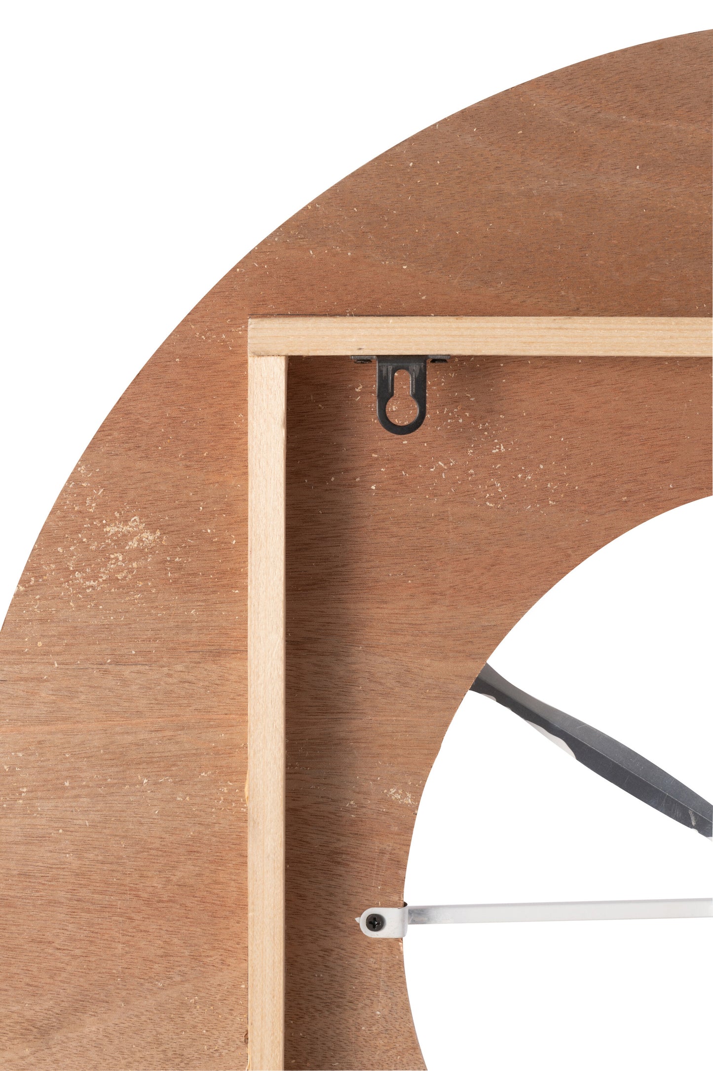 Klok Sodi Mdf Natuurlijk/Wit