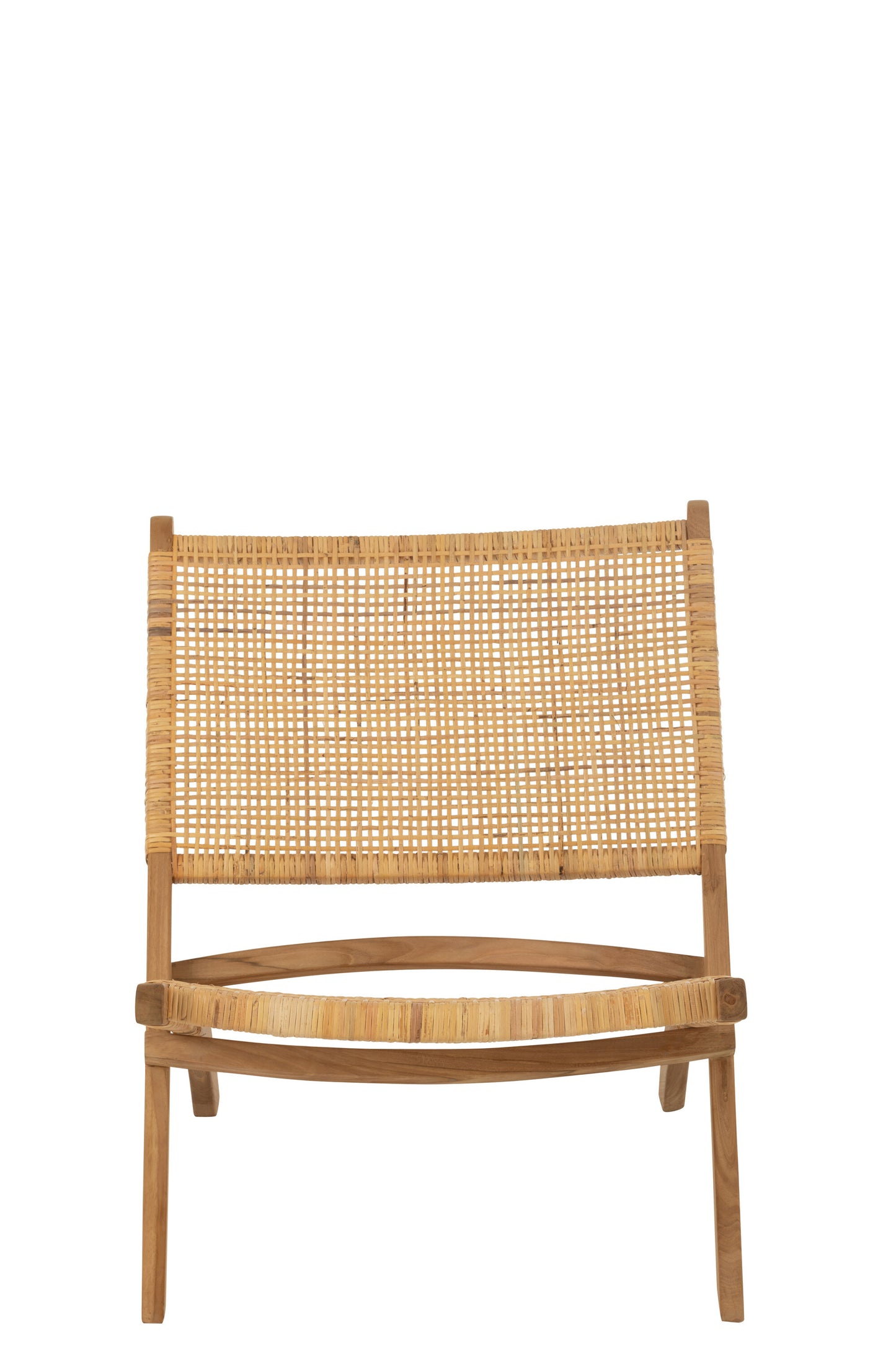 Vouwstoel Rotan/Teak Natuurlijk