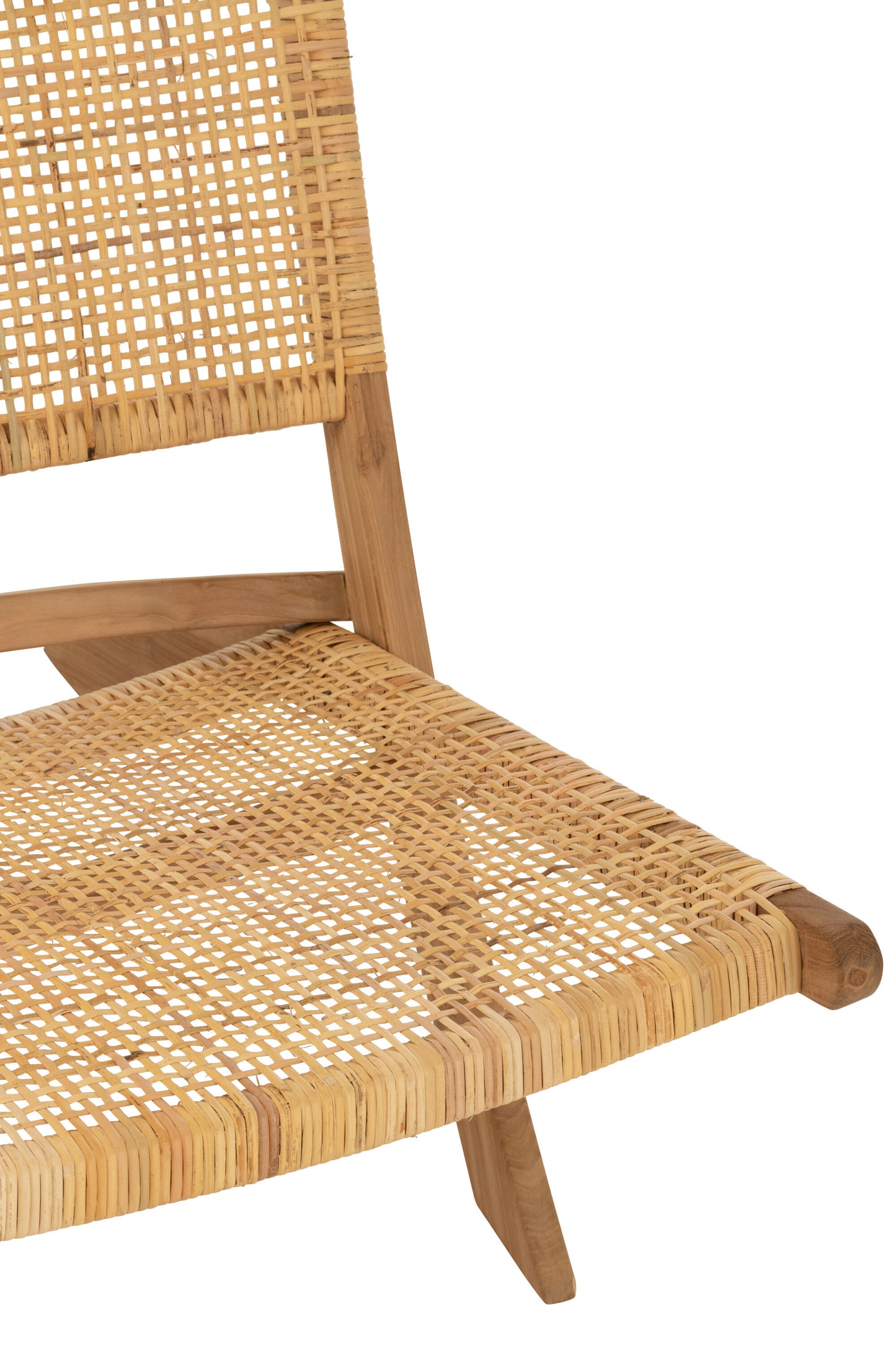 Vouwstoel Rotan/Teak Natuurlijk