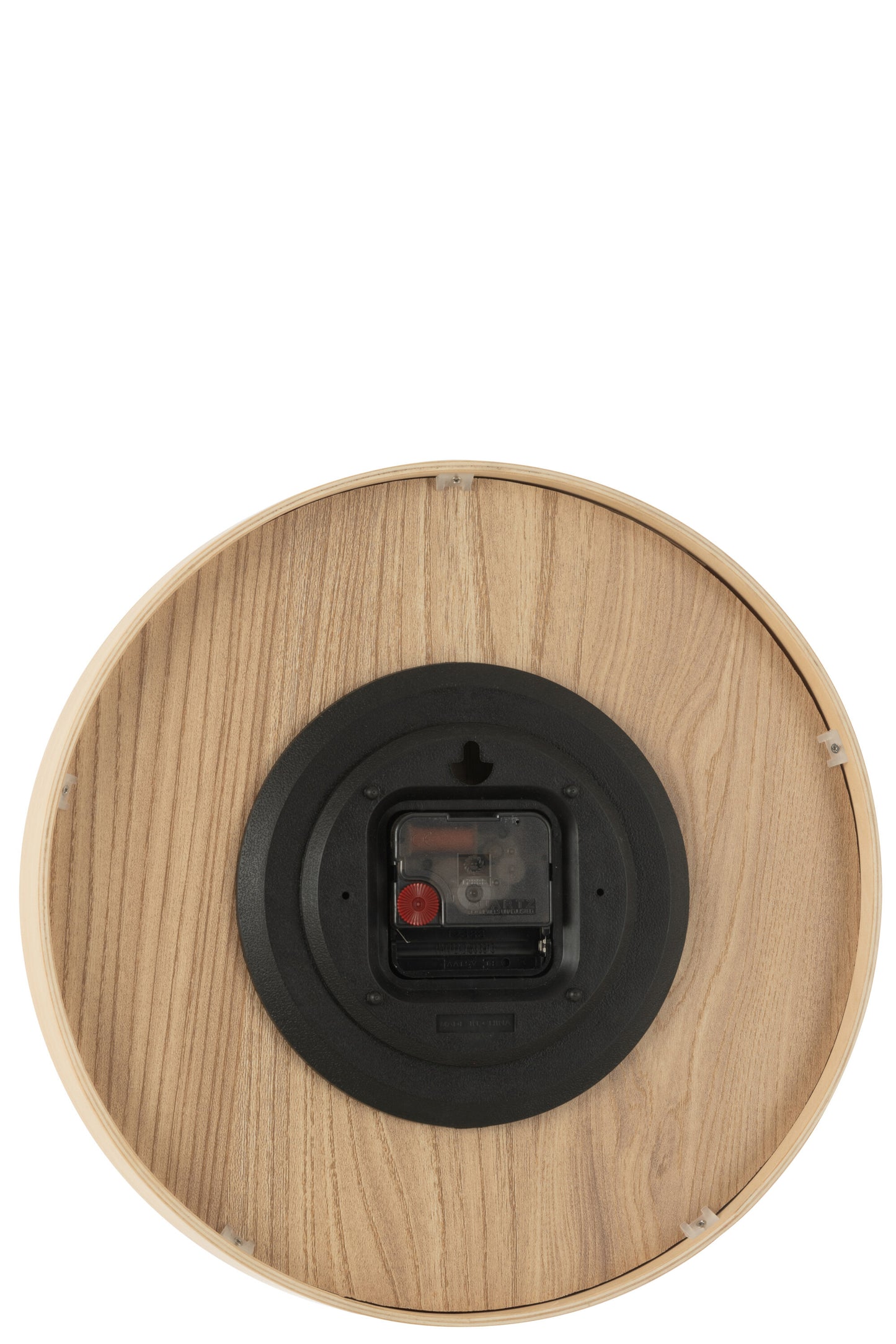Wandklok Berkenmultiplex/MDF Natuurlijk Klein