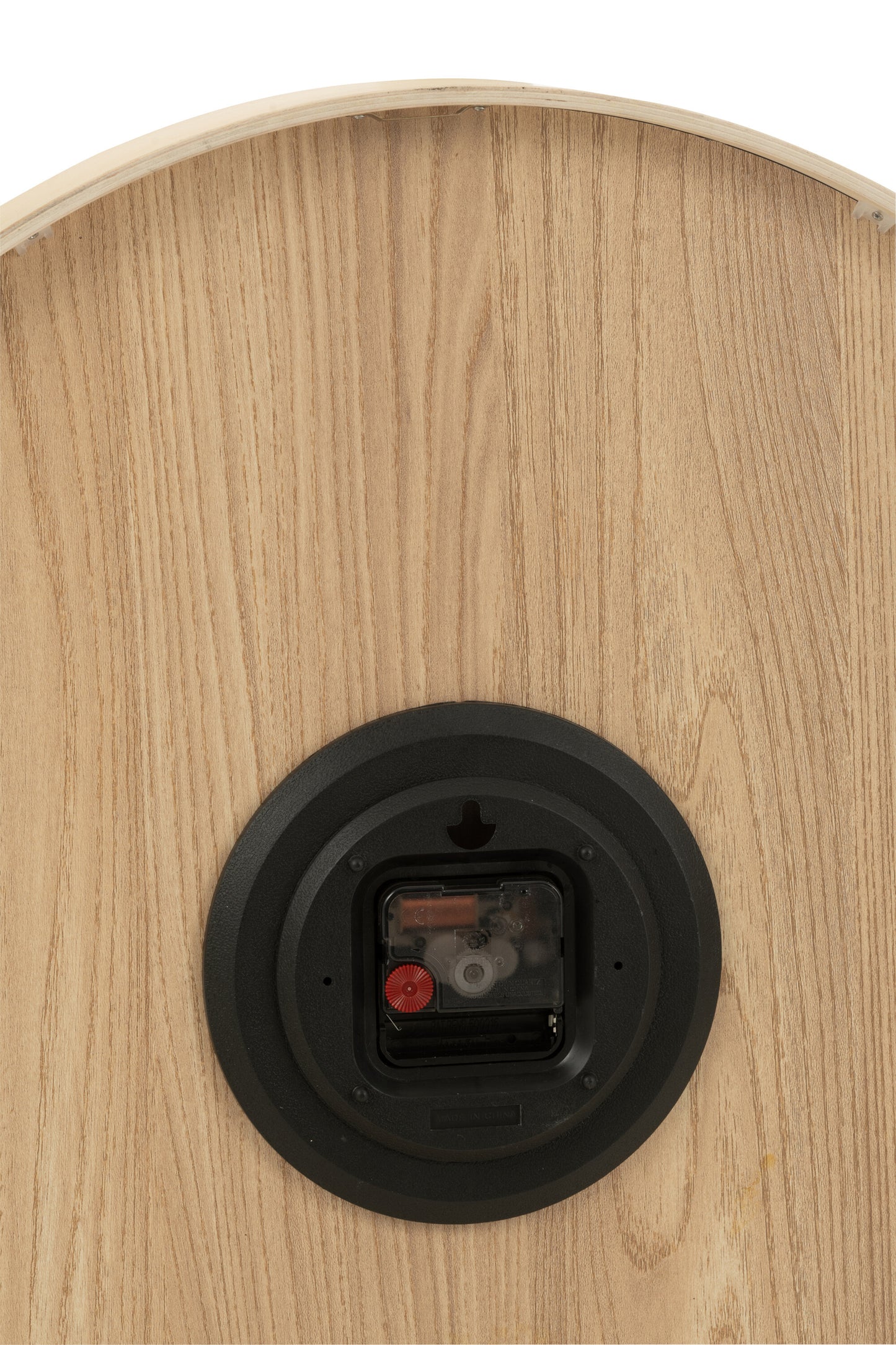 Wandklok Berkenmultiplex/MDF Naturel Groot