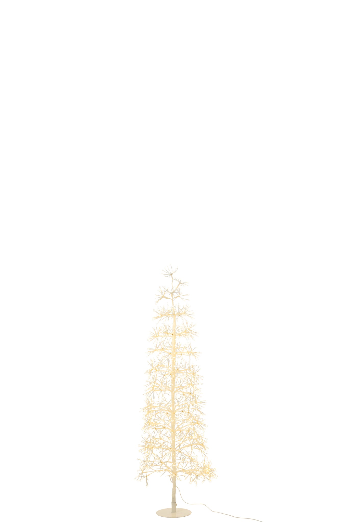 Boom Led Warm Wit Licht Ijzer Wit Medium 120 cm H