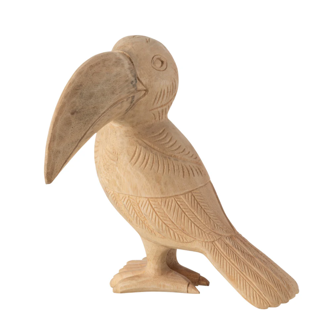 Tucan Alabasia Hout Natuurlijk Groot