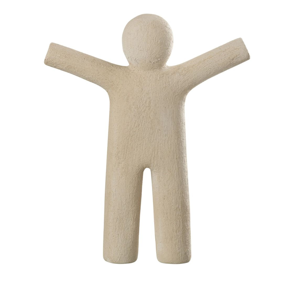 P'tit Maurice Ruwe Afwerking Poly Beige Groot