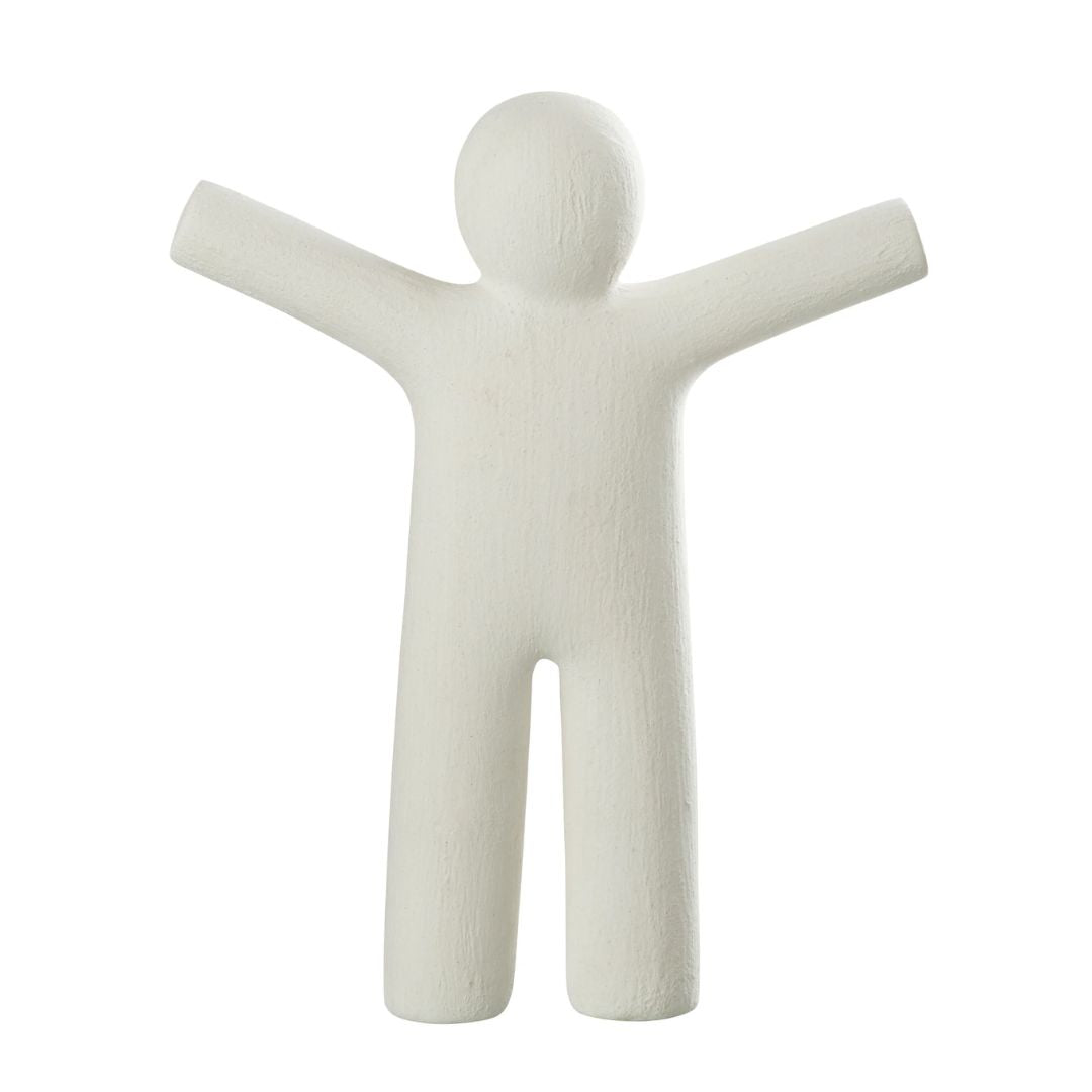 P'tit Maurice Ruwe Afwerking Poly Off White Groot