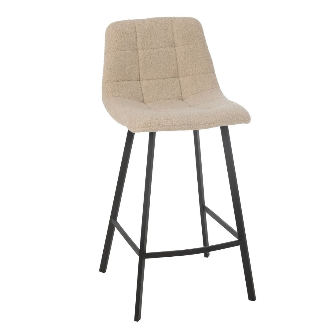 Barkruk Kent Metaal/Polyester Wit