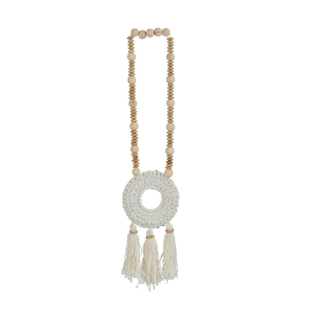 Ketting Kralen Schelp Wit