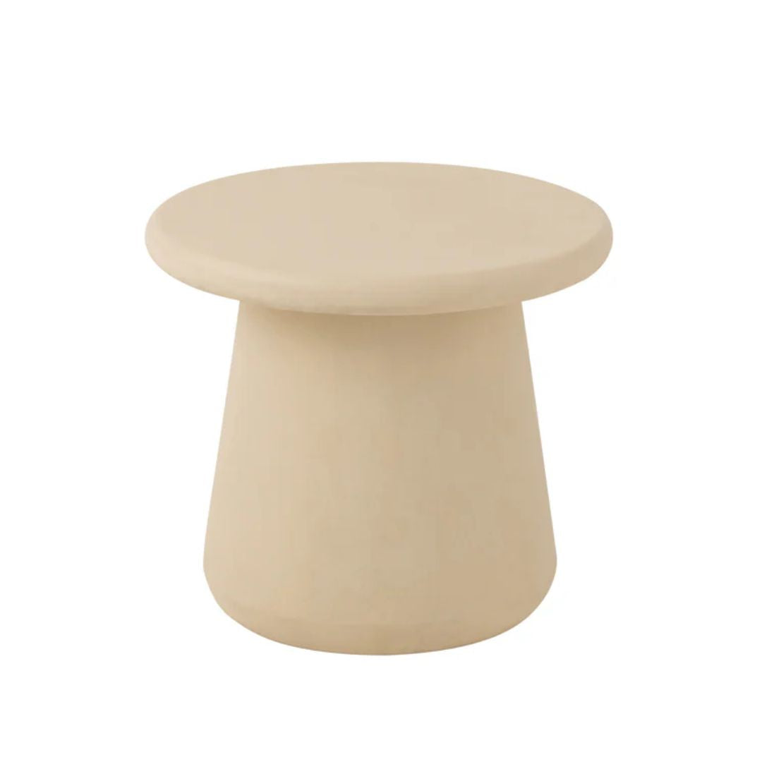 Koffietafel van berken multiplex beige