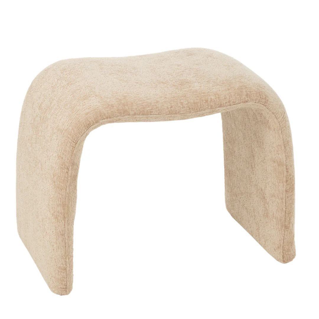 Kruk N Vorm Textiel Beige