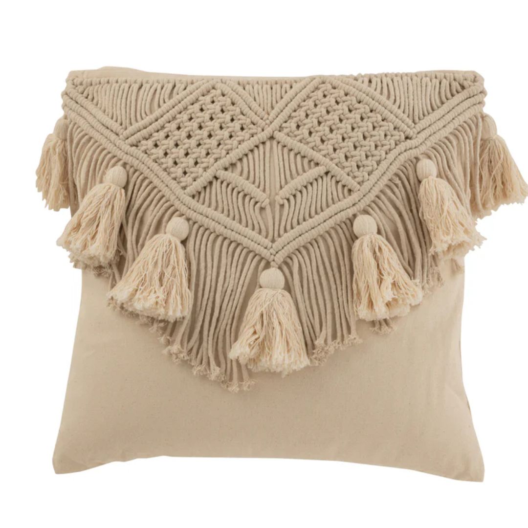 Kussen Gezellig Katoen Beige Klein