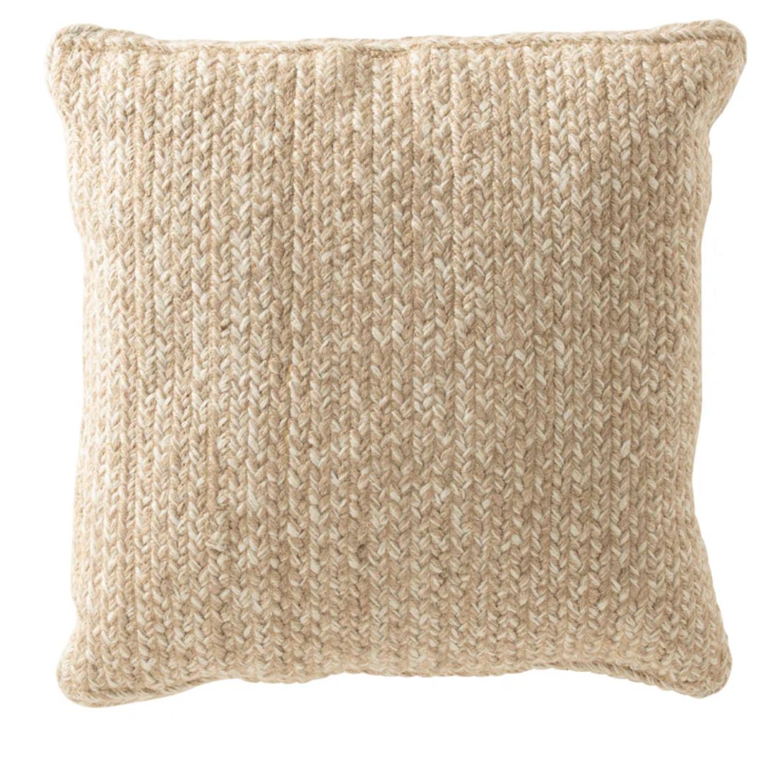 Kussen Miami Outdoor Poly Natuurlijk/Wit