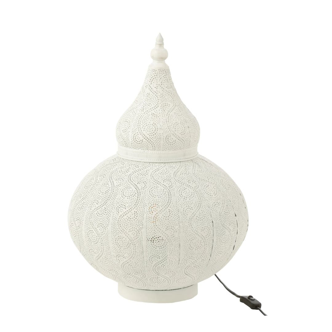 Lamp Aladin Metaal Wit Klein