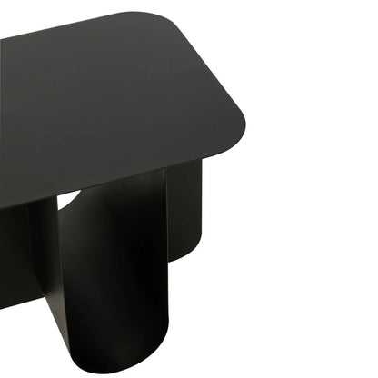 Bijzettafel Vierkant Metaal Zwart
